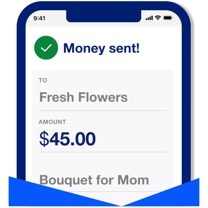 Image of Zelle Send Money in mobile application