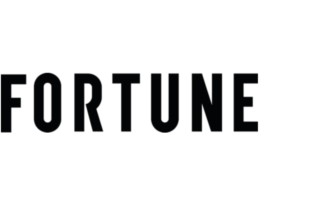 This is an image of the Fortune logo, which is simply the word FORTUNE in all caps and black font.